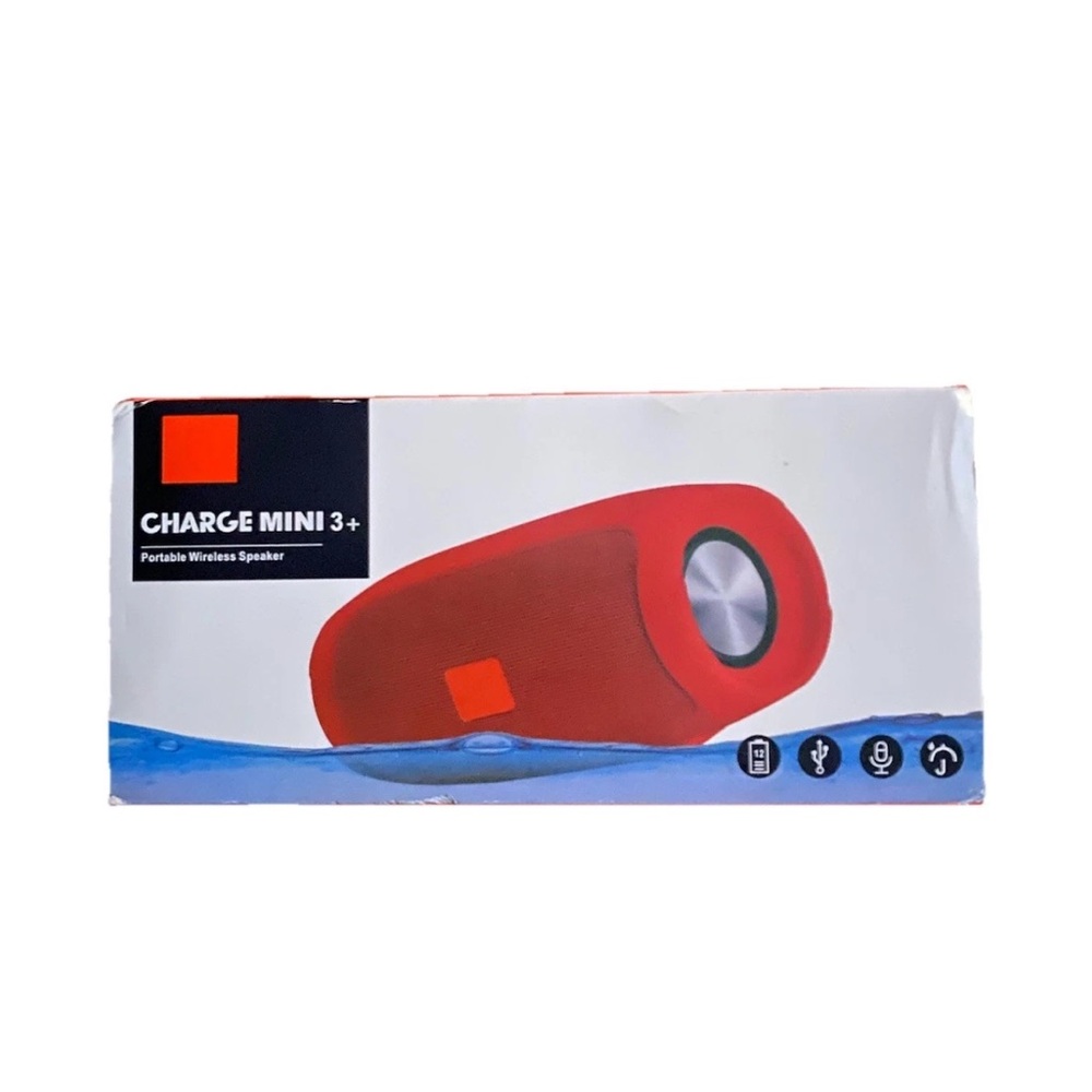 Charge Mini 3+ Red Portable Wireless Speaker